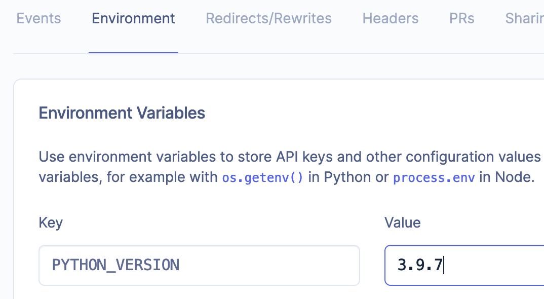 Render.com Python version